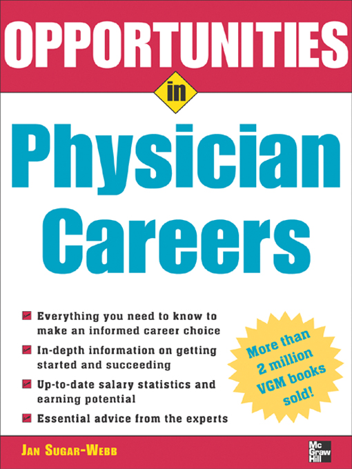 Title details for Opportunities in Physician Careers by Jan Sugar-Webb - Available